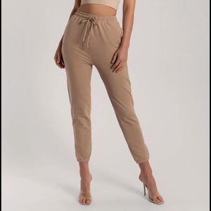 Meshki - Sylvia Loopback Joggers - Almond